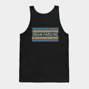 Gram Parsons vintage rainbow Tank Top